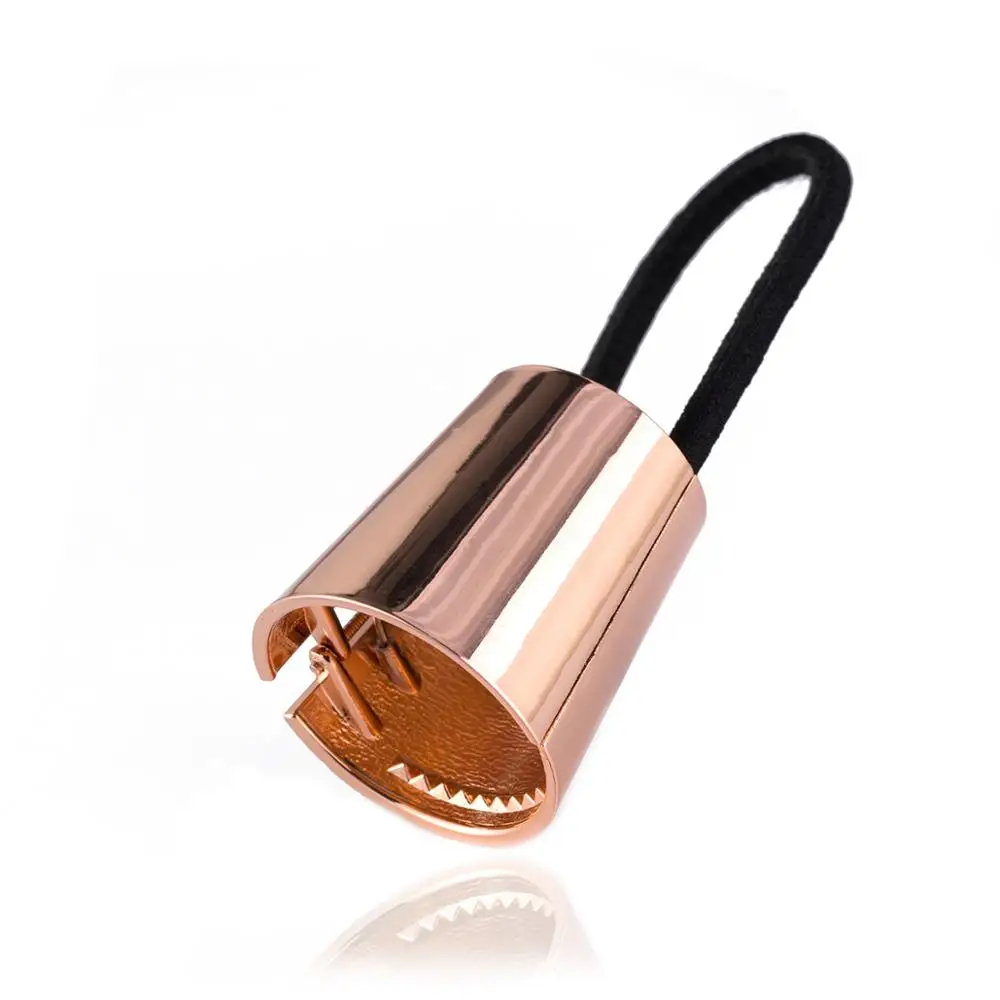 AWAYTR Fashion Women Vintage Metal High Quality Ponytail Holder Hair Accessories ropes for Elegant Girl rings Headwear |