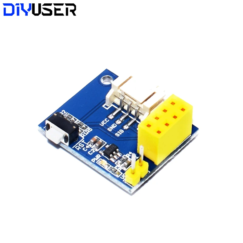 ESP8266 ESP-01 ESP-01S WS2812 RGB светодиодный модуль контроллера для IDE/SATA светильник кольцо