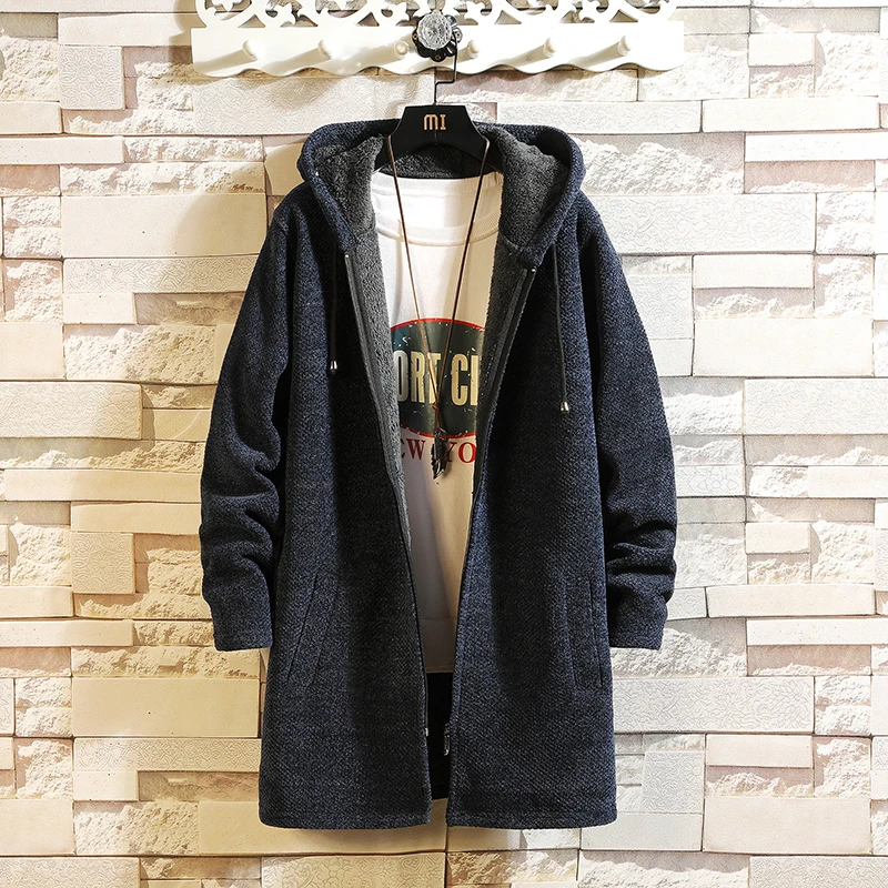 Одноцветный Новый 2020 Толстый модный брендовый свитер для мужчин вязаный