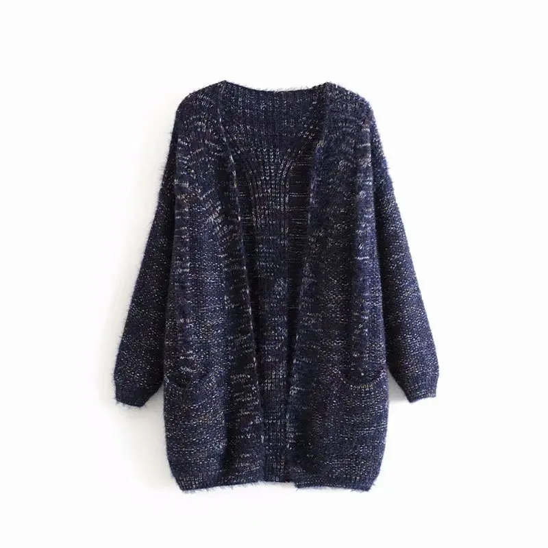 

Women Clothes 2019 Autumn and Winter Clothes Women Lazy Wind Double Pocket Cardigan Women Sweater Women Casaco Feminino