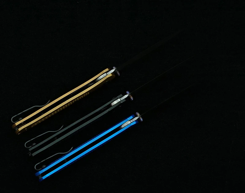 Складной нож LEMIFSHE 535 клинок Mark S30V рукоятка из алюминиевого сплава походный