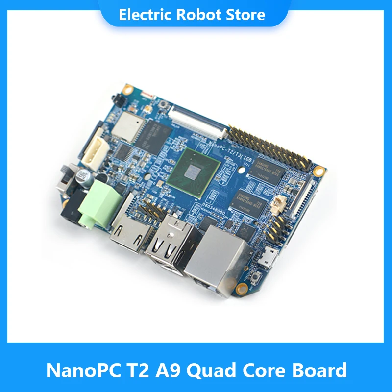Макетная плата NanoPC T2 A9 с четырехъядерным процессором S5P4418 карта компьютер на