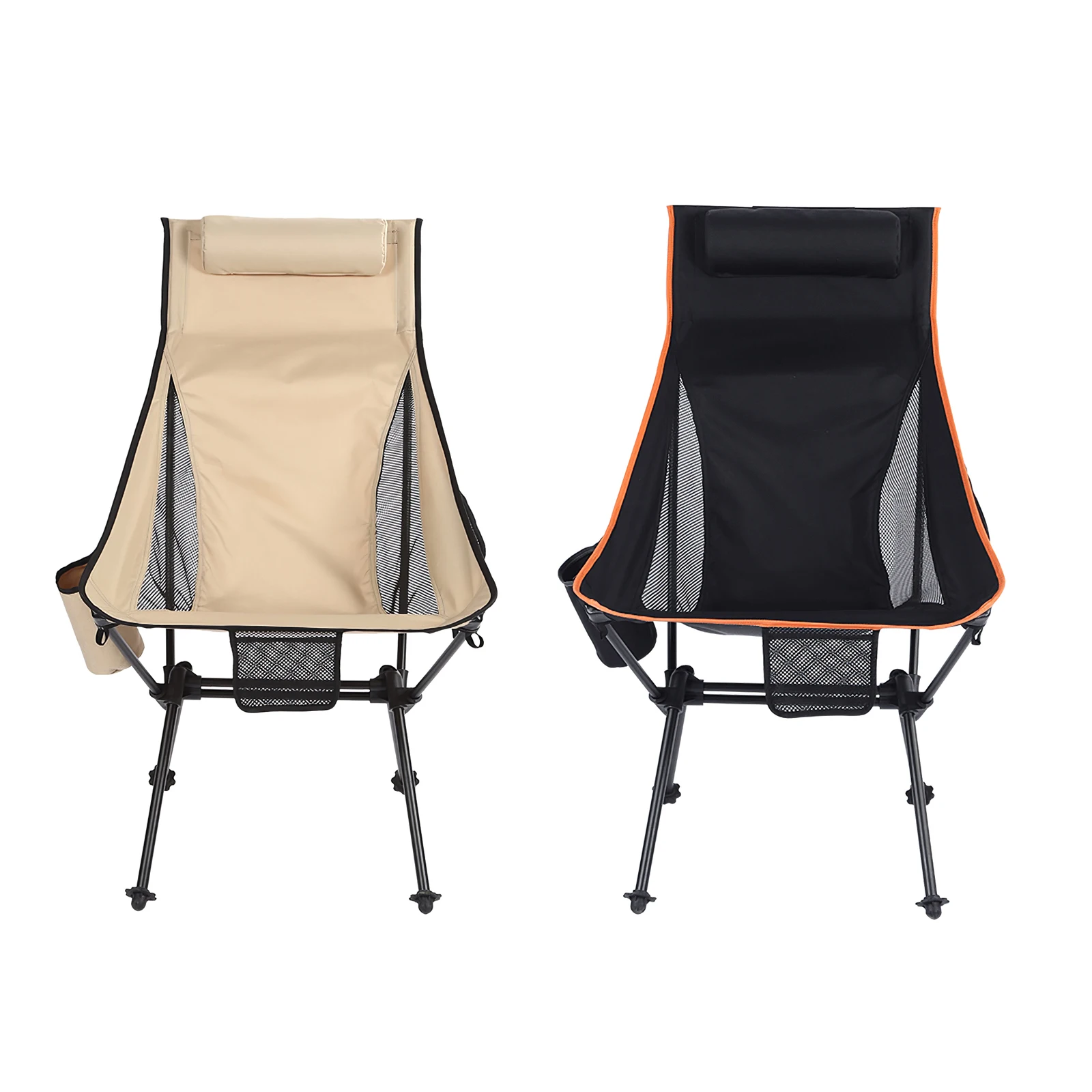 구매 초경량 야외 접이식 캠핑 의자, 피크닉 하이킹 여행 레저 배낭 달 관측 낚시 휴대용 의자