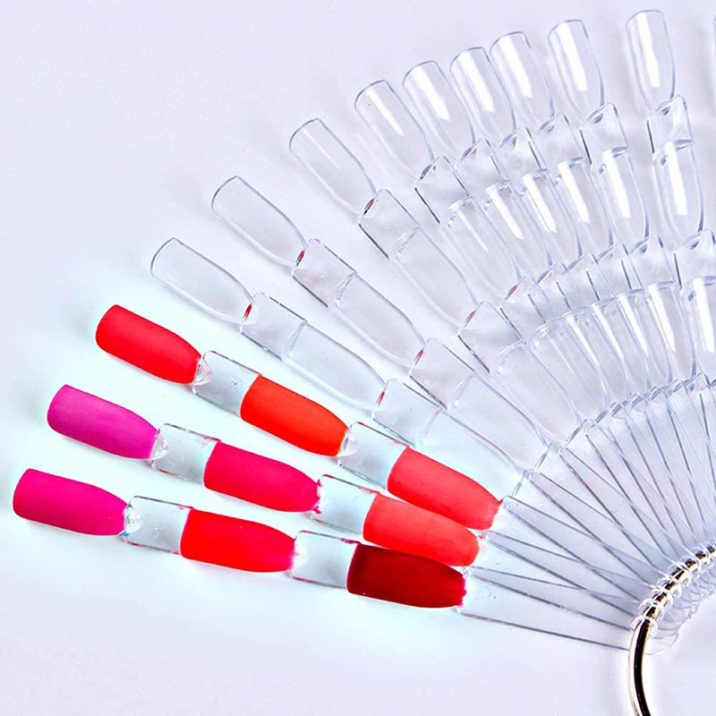 Типсы для демонстрации лаков ногтей Неил арта украшения кончиков Цвет Поп