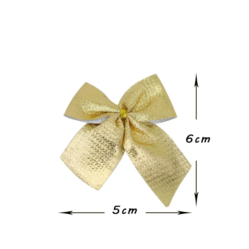 (12 шт.) 6 см украшения с бантом Рождественская елка Новогоднее праздничное