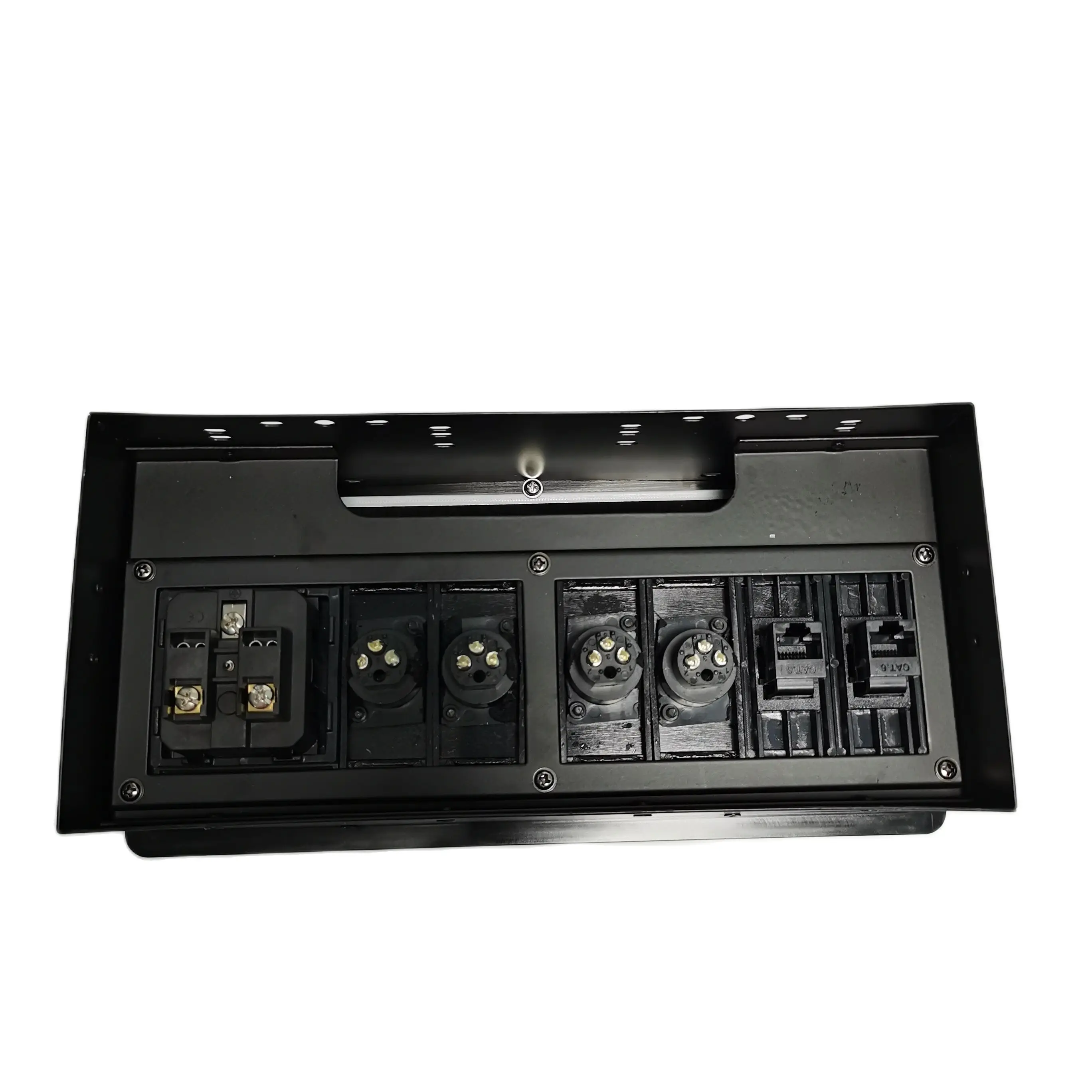 Настольная розетка из алюминиевого сплава |