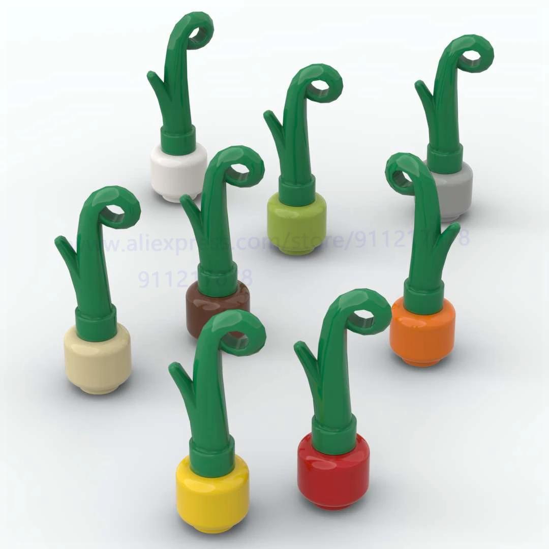 

10pcs Building Brick Crops for figures moc block toys Assembles Particles Plants Educational Creatives Kids Christmas Gift