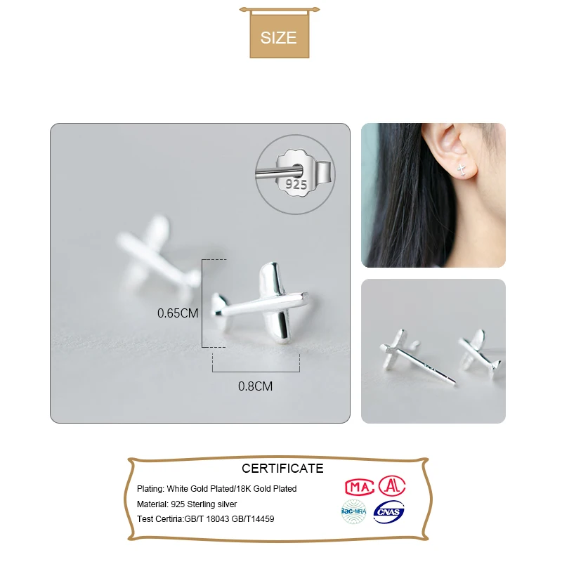 Серьги гвоздики из серебра 100% пробы 8 х6 мм|fashion stud earrings|stud earringsearrings fashion |