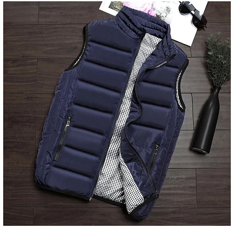 INS Ultra-fire bao kuan MEN'S Vest Outdoor Vest Clothing Autumn& Winter Coat Men down Feather Cotton Vest