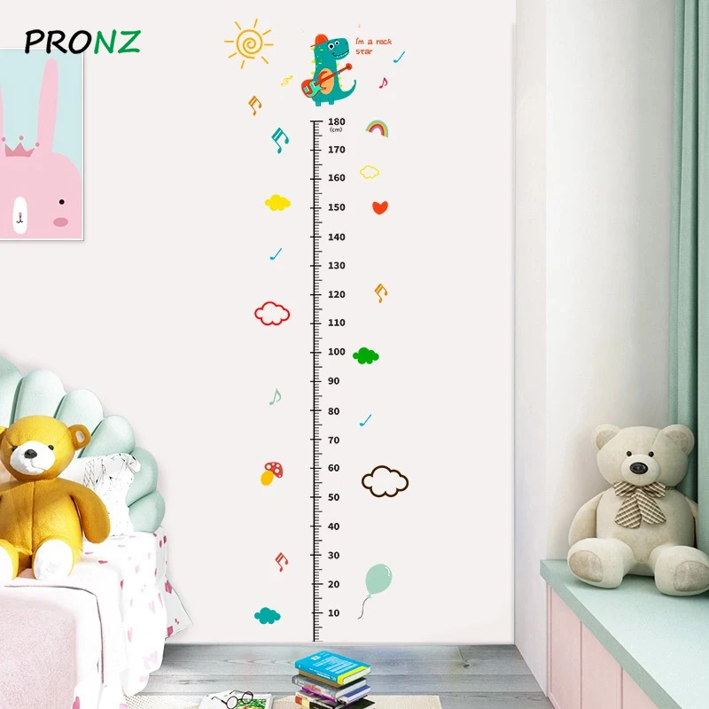 

Cartoon Animal Height Measure Wall Stickers For Kids Rooms Growth Chart Nursery Room Decor Kids Room Stickers Wall Decor Sticker