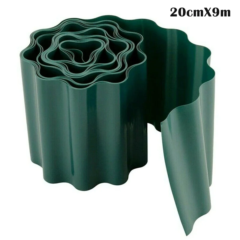 

10/12/15/20CM Lawn Border Fence Garden Grass Edge Border Fence Wall Roll INTE99