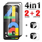 Защитное стекло 4 в 1 для Google Pixel 4A, 2 шт.