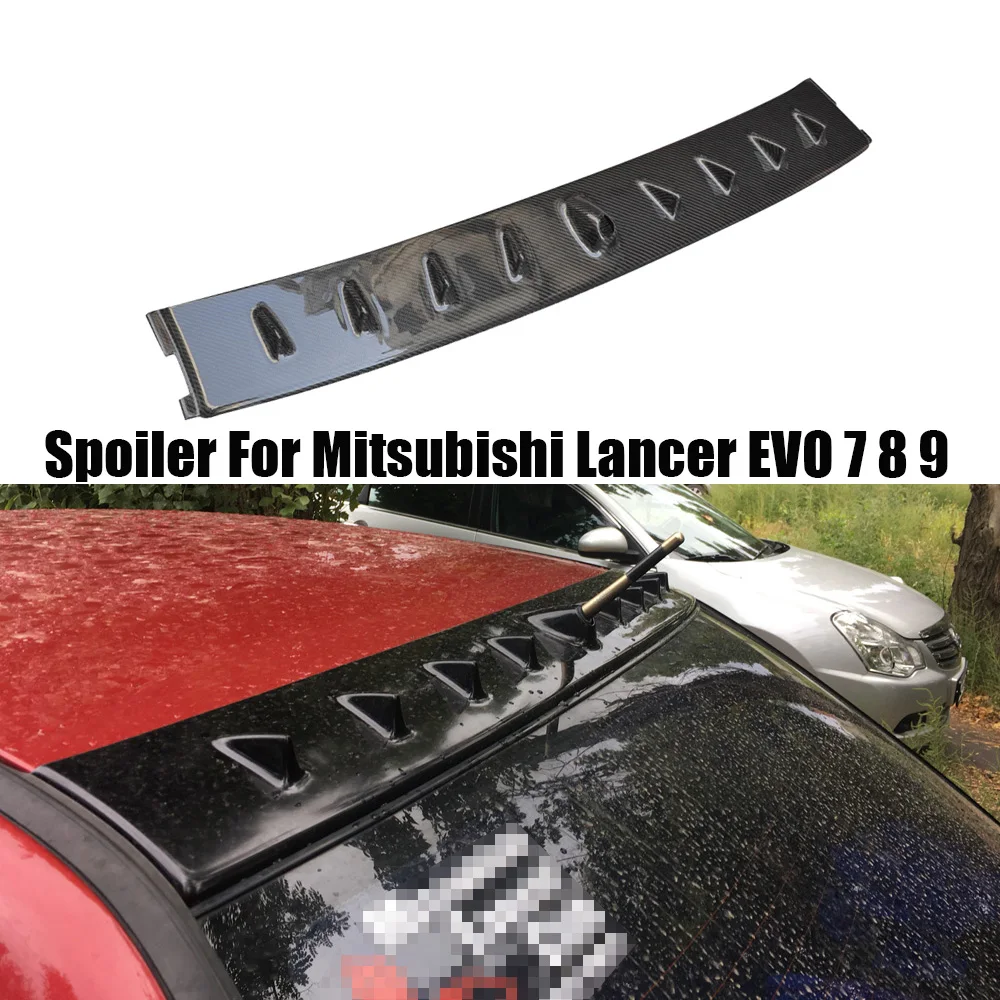 

For Mitsubishi EVO 7 8 9 Carbon Fiber Roof Spoiler Shark Fin EVO Spoiler Auto Tuning Parts