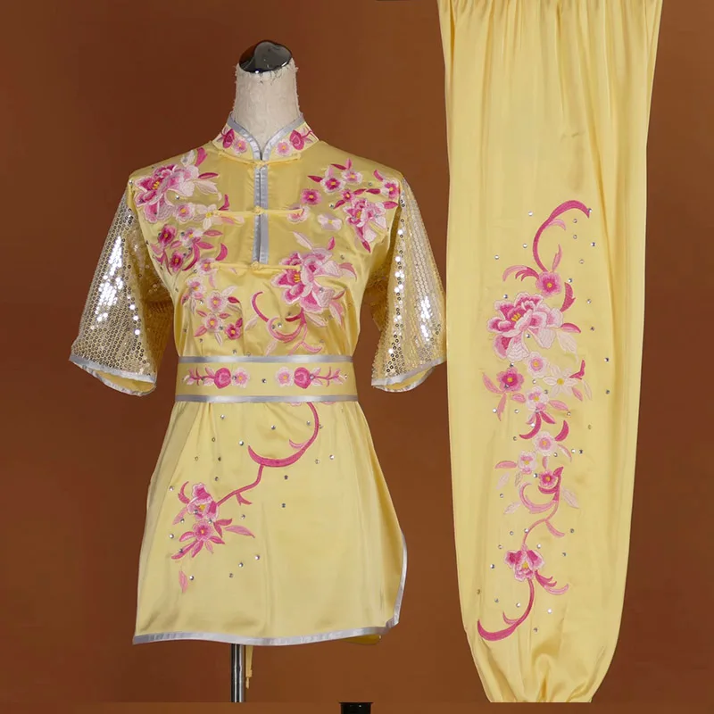 Wushu taichi одежда тайцзи changquan Униформа Единоборства Одежда для соревнований