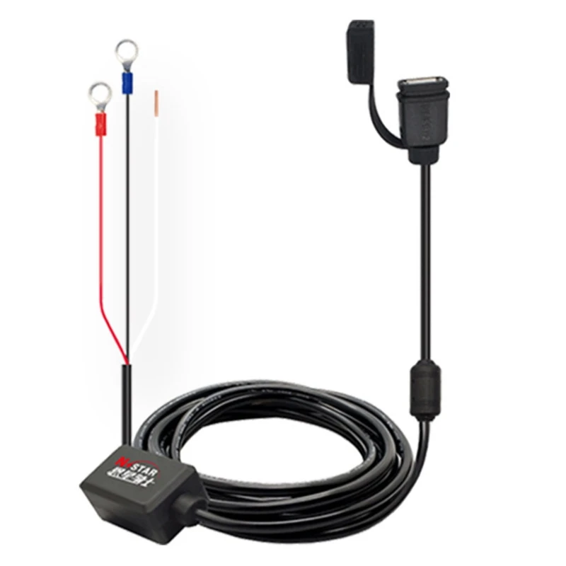 

Portable Motorbike Handlebar Charger USB 12/24V Power Adapter for Cellphone GPS