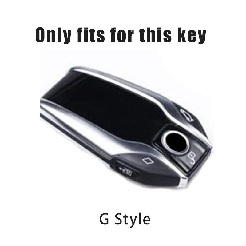 

ABS Car Key Case LED Display Key Cover Case For BMW 5 7 series G11 G12 G30 G31 G32 i8 I12 I15 G01 X3 G02 X4 G05 X5 G07 X7 Style
