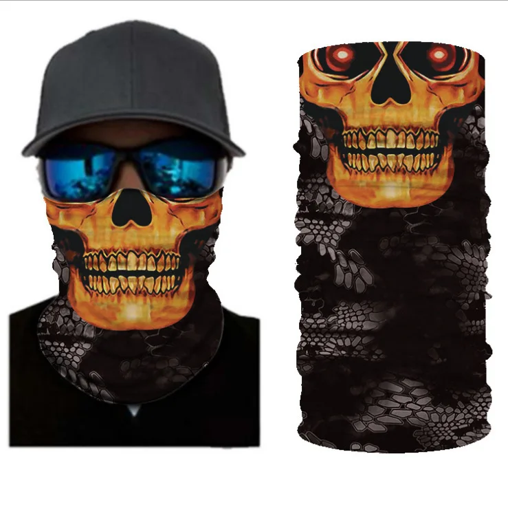 Бесшовный Камуфляжный шарф для мужчин и женщин повязка на голову спорта кемпинга