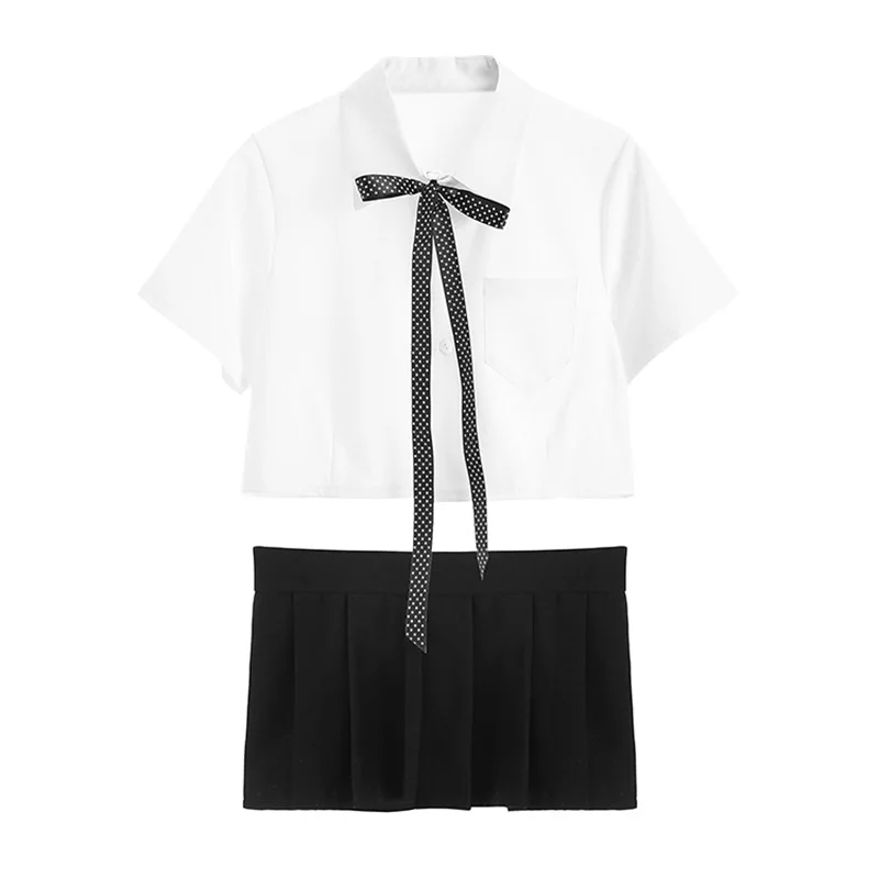 

Sexy Lingerie Erotic see through cosplay costumes Kawaii Lace Top panties For Women Red and pink sailor School Girl outfit 2021