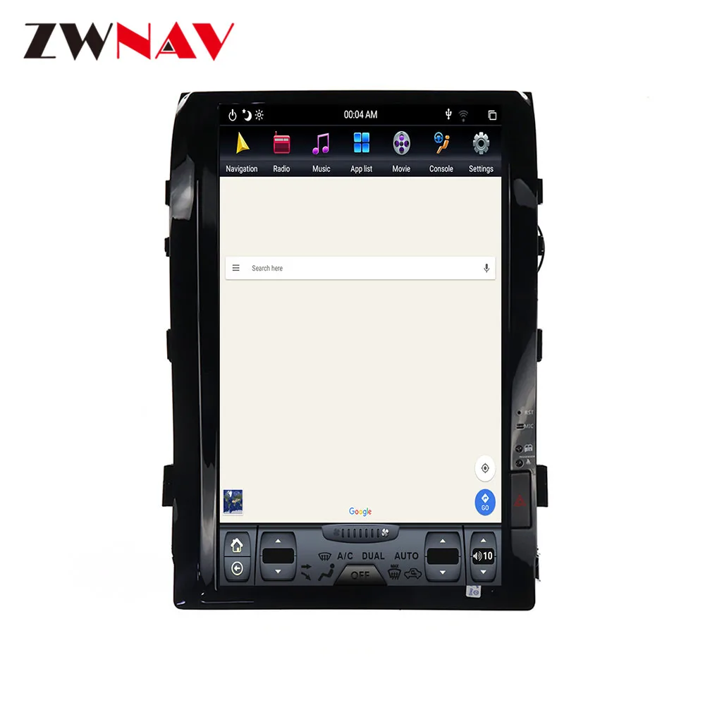 Android 9,0 16 дюймов Tesla стиль автомобиля нет dvd-плеер gps навигация для TOYOTA LAND CRUISER LC200 08-15 головное устройство мультимедийный плеер