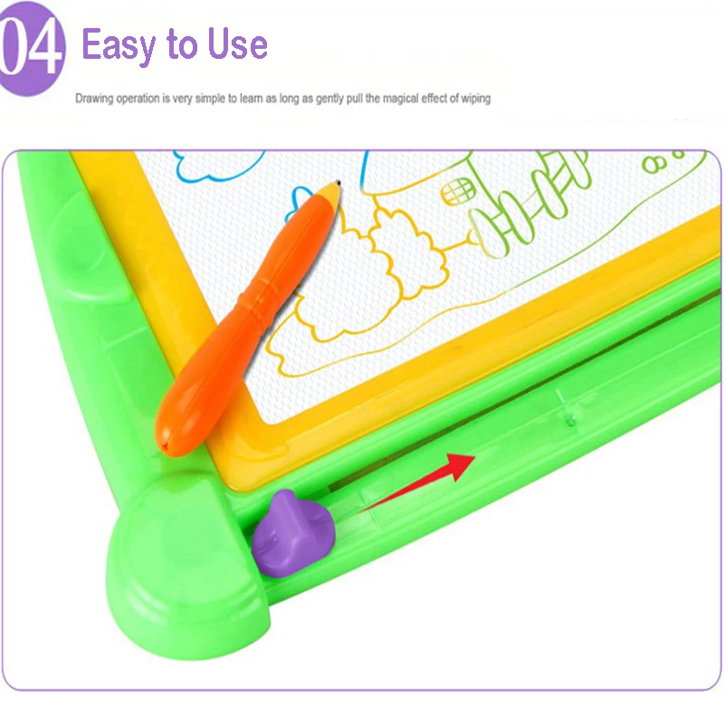 Магнитная доска для рисования в виде лягушки граффити детские развивающие