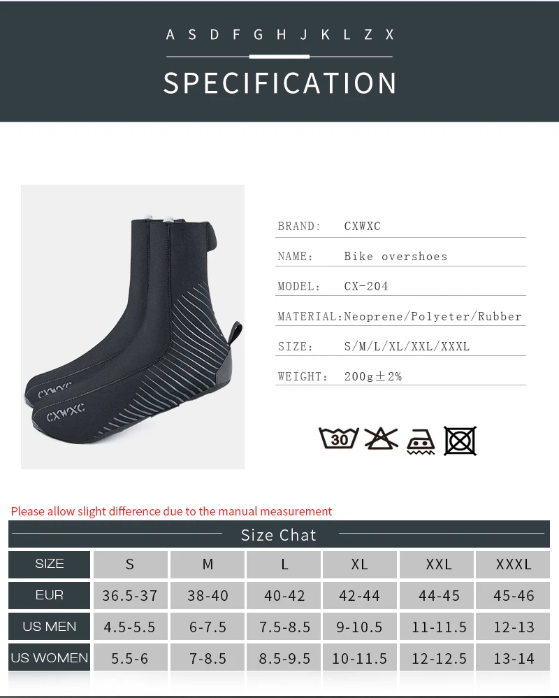 CXWXC Новый велосипед галоши MTB дорожный дождь зимняя обувь крышка велосипедные