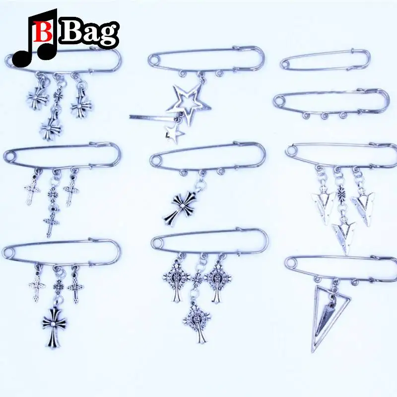 Булавка для сумки аксессуары мужчин и женщин брошь-Крест в стиле панк украшение