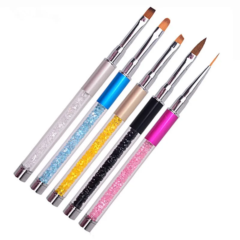 

Rosalind Painting Gel Nail Brushes Dotting Pen Fiber Drawing Nail Brush For Manicure Poly Polish Tool Design Pattern 3PCS/SET