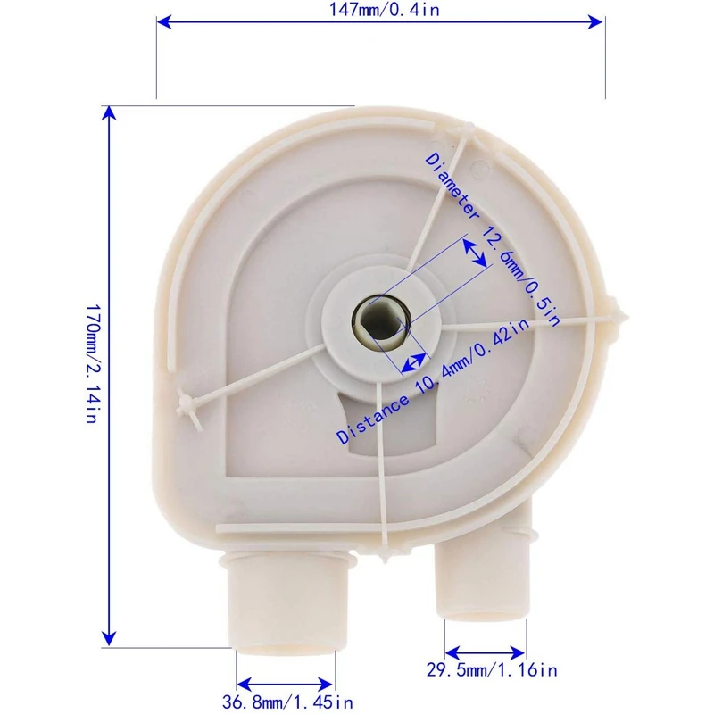 Запасная часть дренажного насоса для 131208500 шайбы Frigidaire Электролюкс кельвинатор
