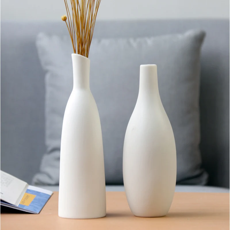 Undefined White Vegetarian Ceramic Flower Pot Art Vases Home Decorations Crafts Wedding Gift Nordic Ins Table Room Vase Ornament 1
