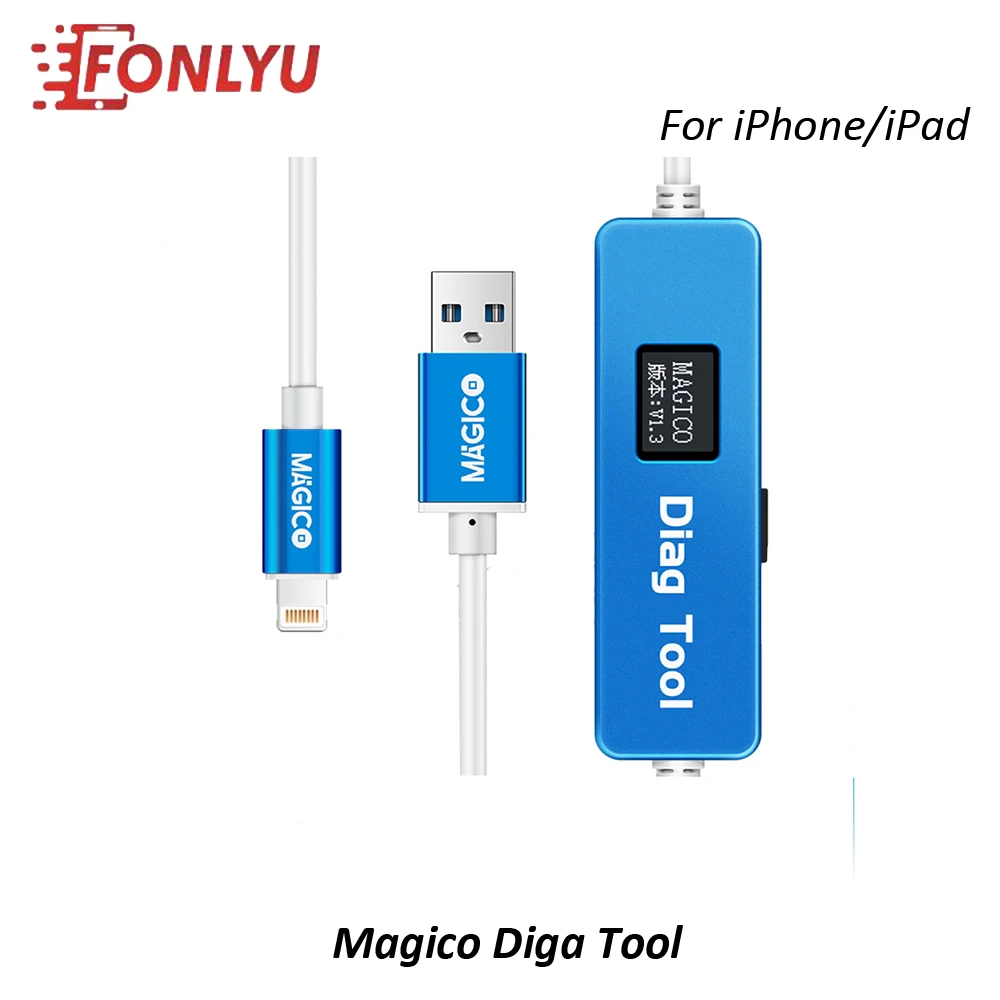 

Инструмент Magico Diag DUF, один щелчок, фиолетовый, режим ввода экрана, Распаковка данных Wi-Fi, чтение, запись, изменение без удаления антенны для iPhone, ipad