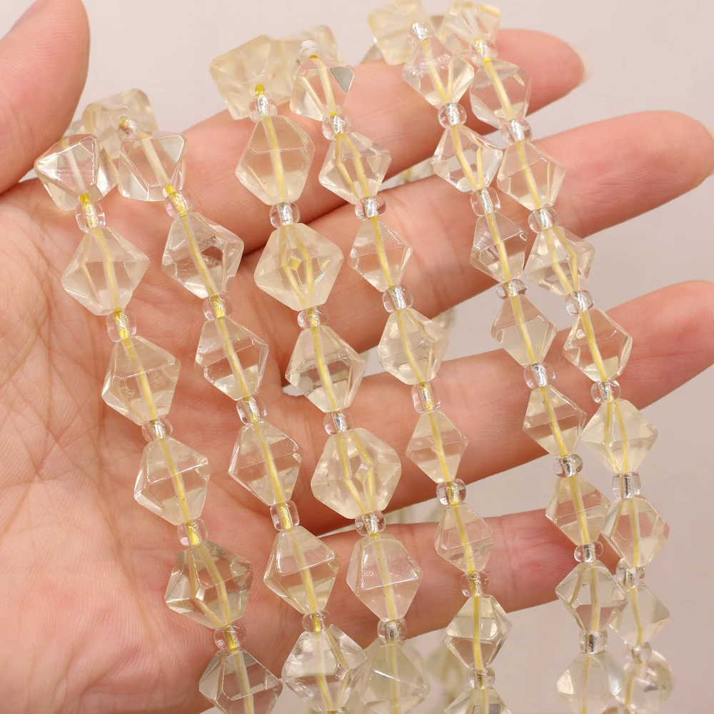 

Натуральный камень, полудрагоценный камень, нестандартный ромб, фотобусины, DIY, фотобусины, ювелирные изделия, подарок, Размер 10 мм