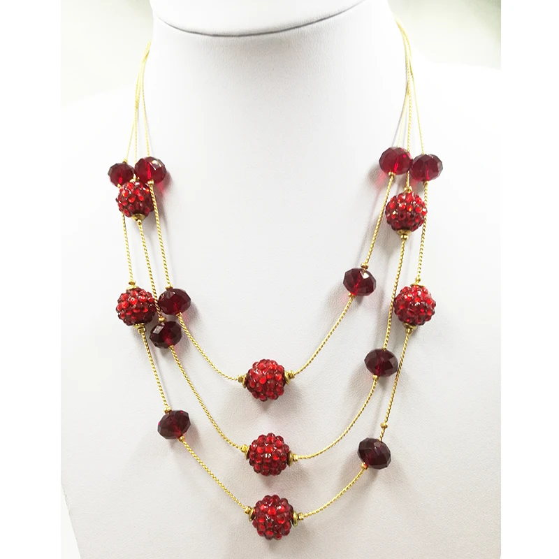 Новинка 2020 модные ювелирные изделия с кристаллами золотого цвета многослойные