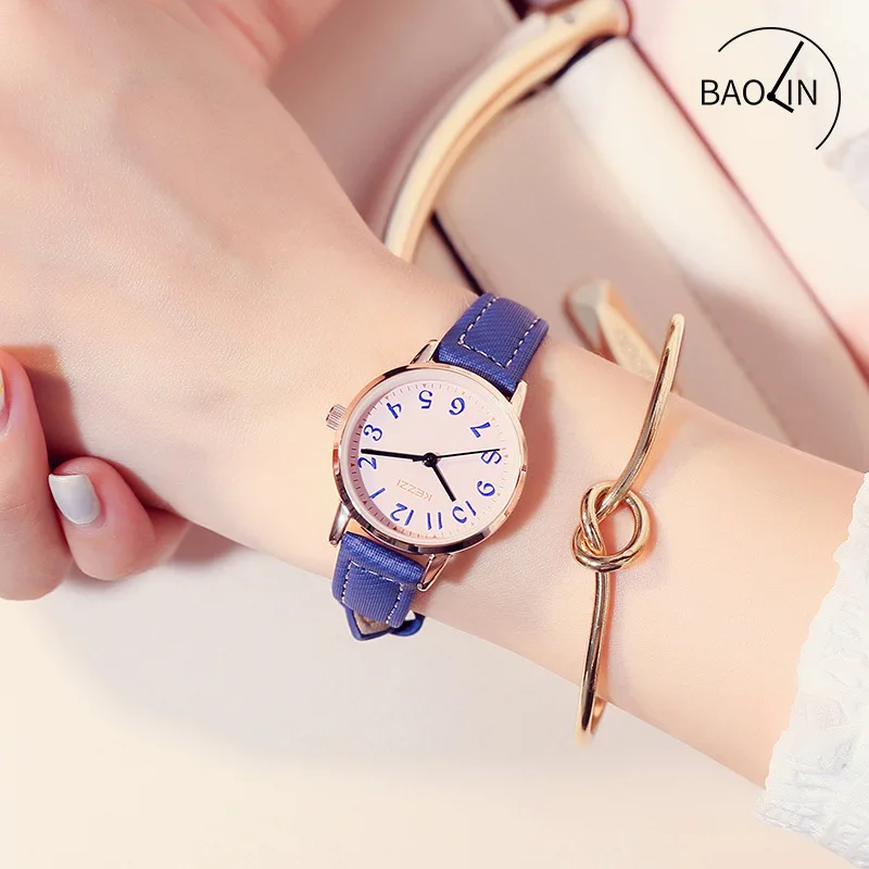 

Women's Watches Luxury Quartz Wristwatches For Ladies Classic Waterproof Leather Simple Wrist Watch Women Elegant Female Clock
