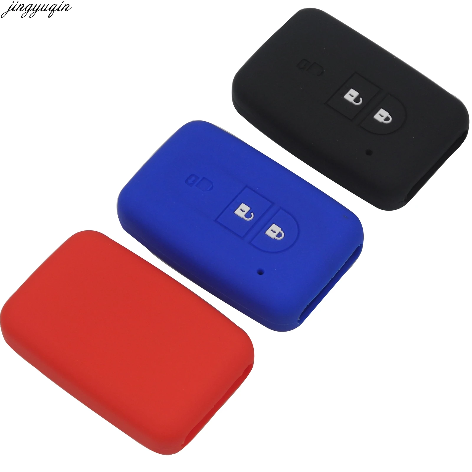 

Силиконовый чехол для ключей от машины, защитная крышка, брелок, сумка, карманный набор кожи для Nissan Juke Duke Micra Xtrail Qashqai, 2 кнопки, оболочка для к...