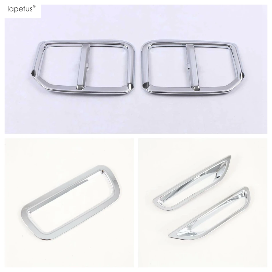 

ABS Chrome Exterior For Mitsubishi ASX 2020 2021 Parking Brake Lights / Front / Rear Bumper Fog Lights Lamps Frame Cover Trim