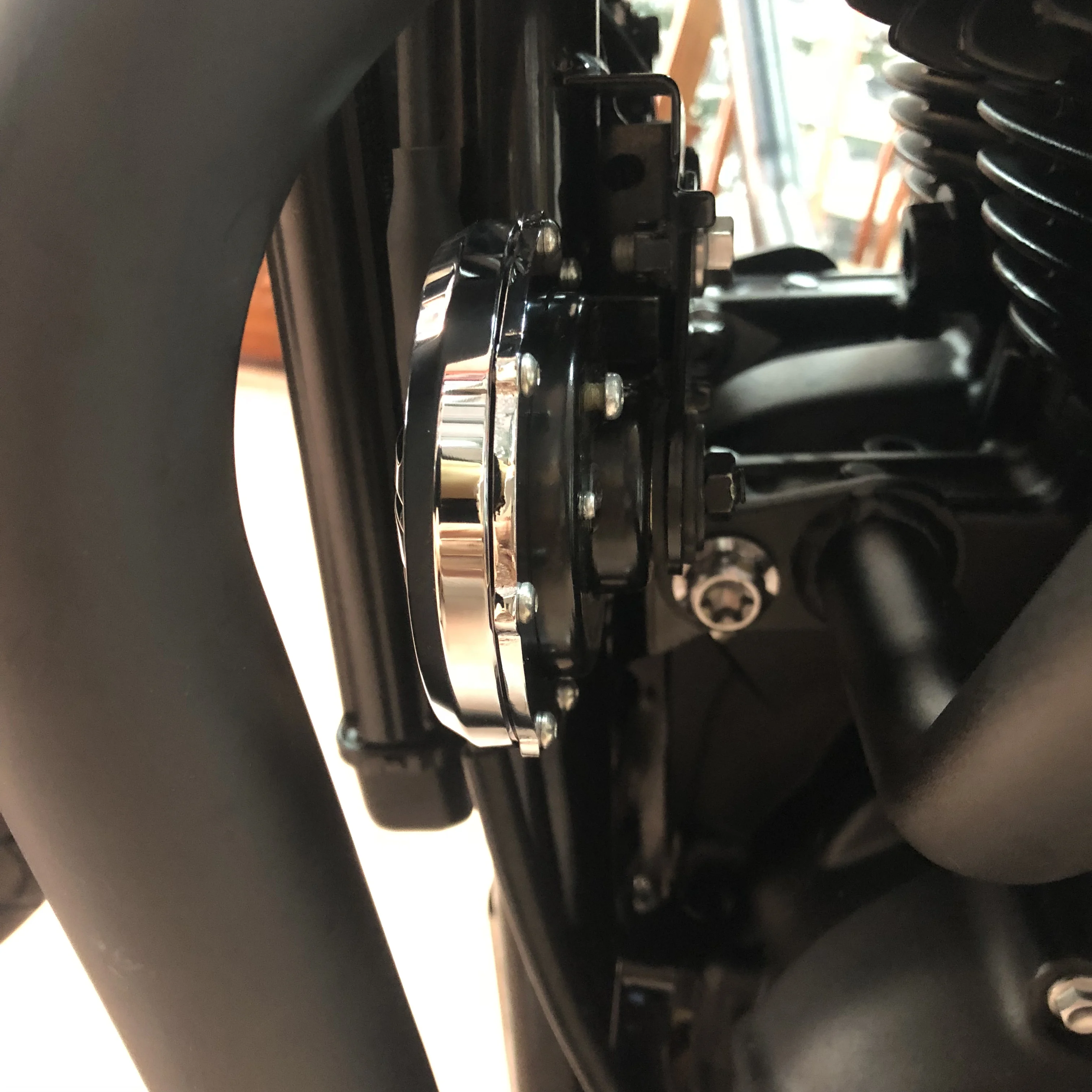 Чехол с хромированным рогом для Triumph bobber Bonneville T120 T100 уличный двойной