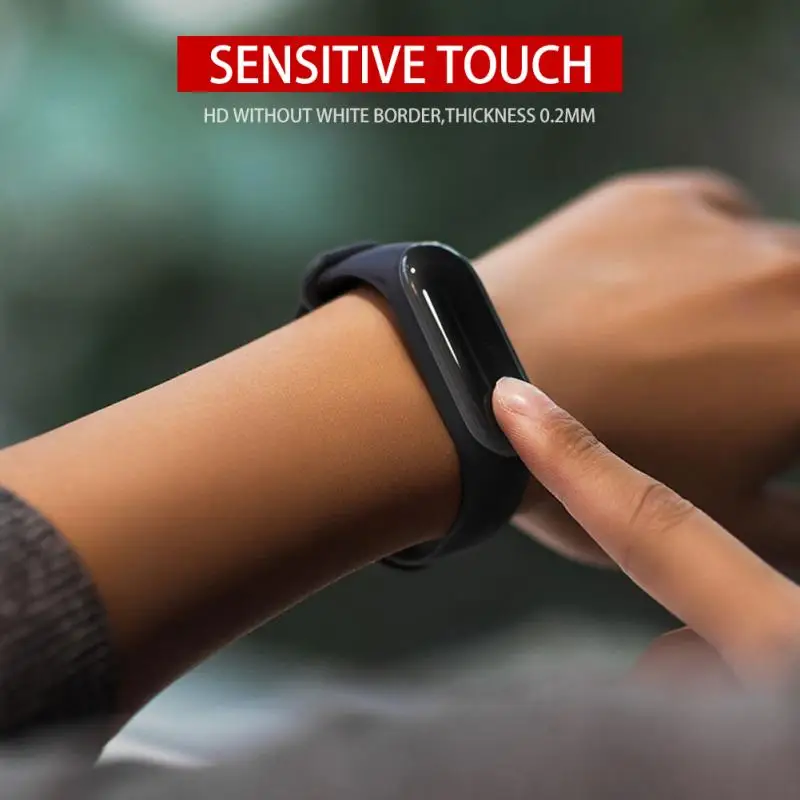 Защитное стекло для Xiaomi MI Band Series 2 3 с изогнутыми краями | Электроника