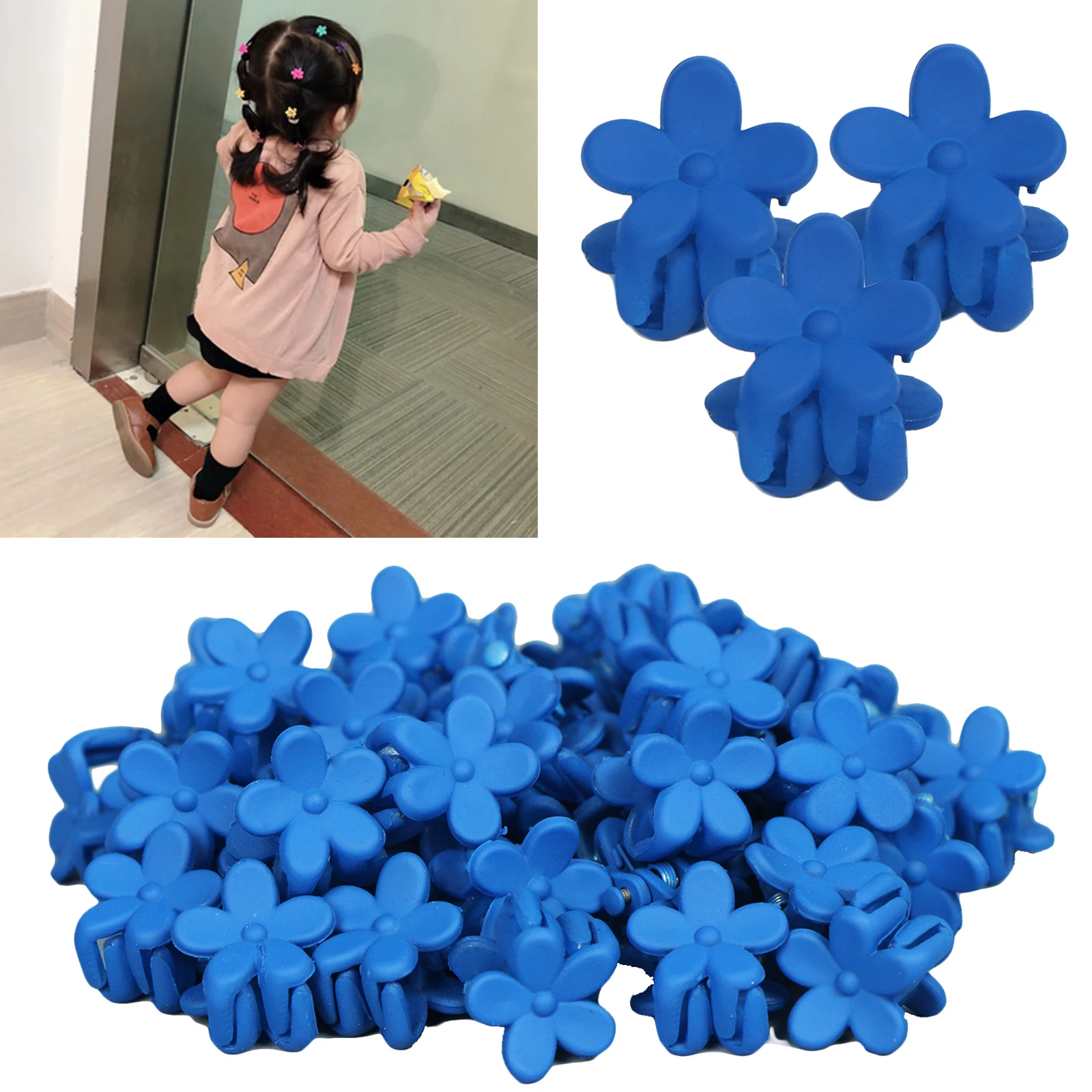 10/20/50 шт./компл. заколка для волос с милыми меховыми Кулачковый Зажим средства по