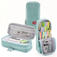 stationery pencil case double layer large capacity pencil box can stand pen holder pencilcase for pen box gift school supplies