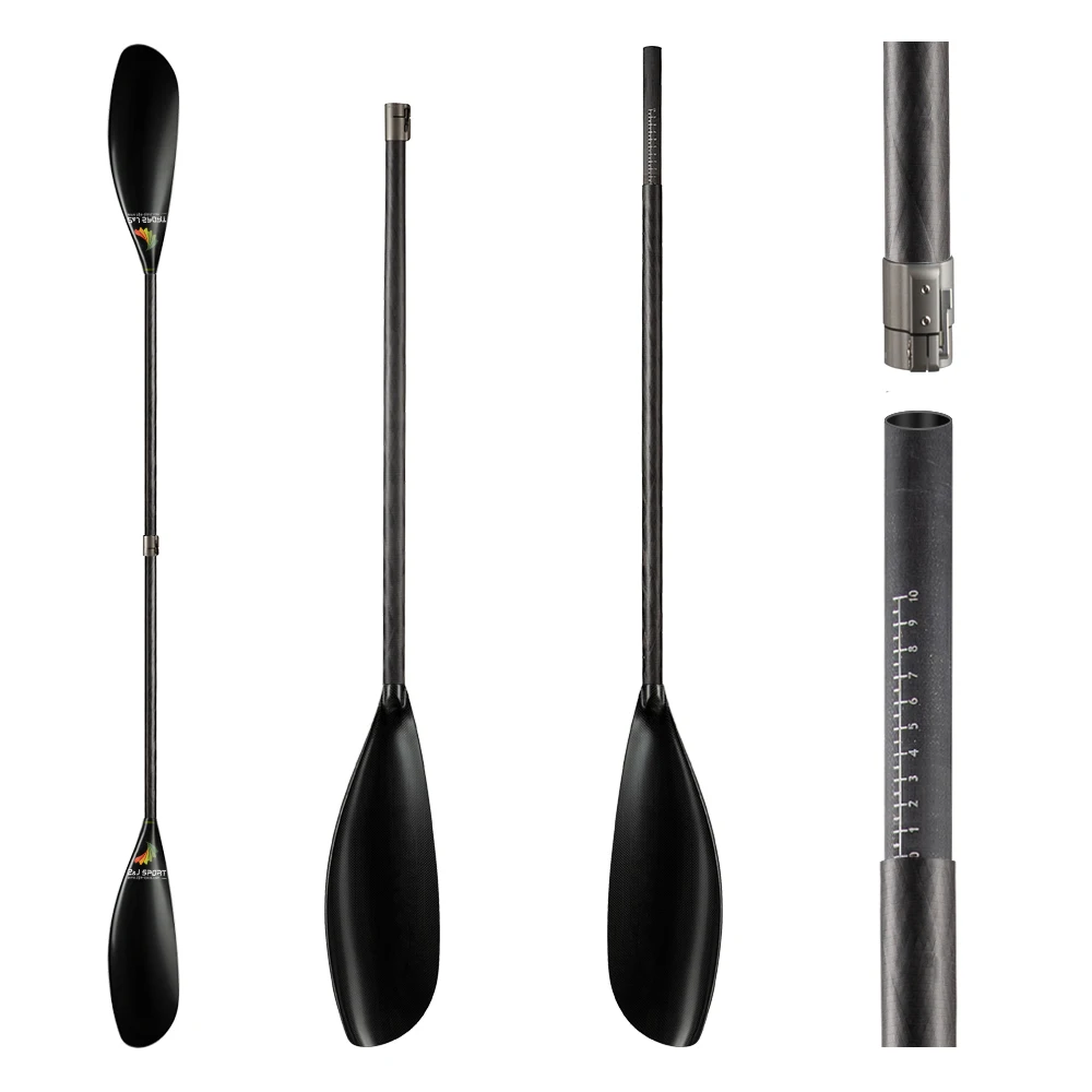 Сверхлегкое весло для Каяка ZJ SPORT из углеродного волокна с овальным валом и