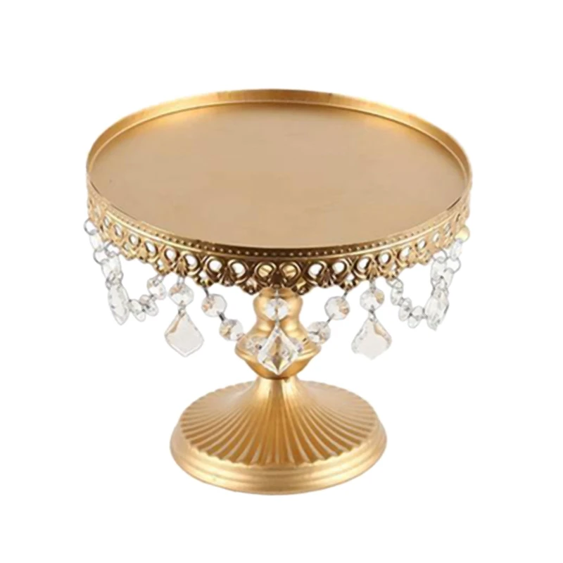 Лидер продаж золотой зеркальный Свадебный десертный поднос подставка для торта