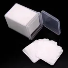 180 шт., нетканые салфетки для снятия лака для ногтей, безворсовые салфетки бумаги