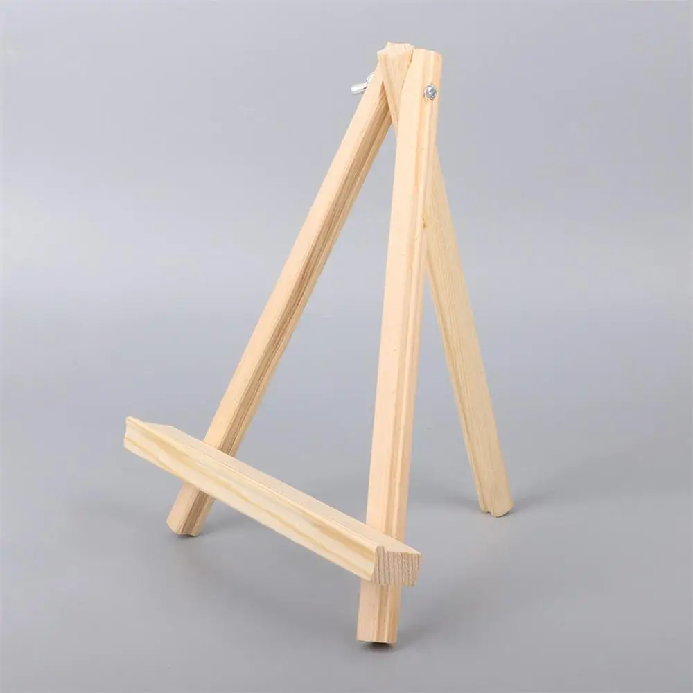 Мини древесины Дисплей мольберт тренога Структура Настольный держатель стойки