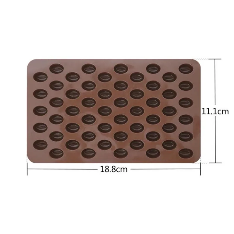 Новое поступление высокое качество силиконовый 55 мини-кофейные зерна шоколад