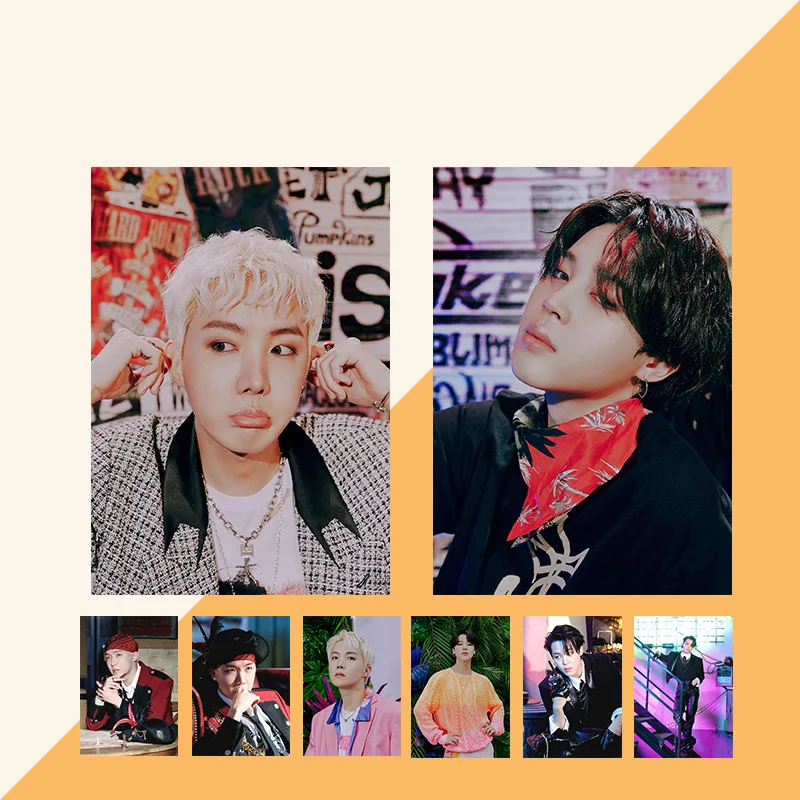 

4 шт./компл. Kpop Bangtan Boys новый альбом плакаты Наклейки 2022 сезоны приветствие HD фото искусство картина комната Домашний декор настенные наклейк...