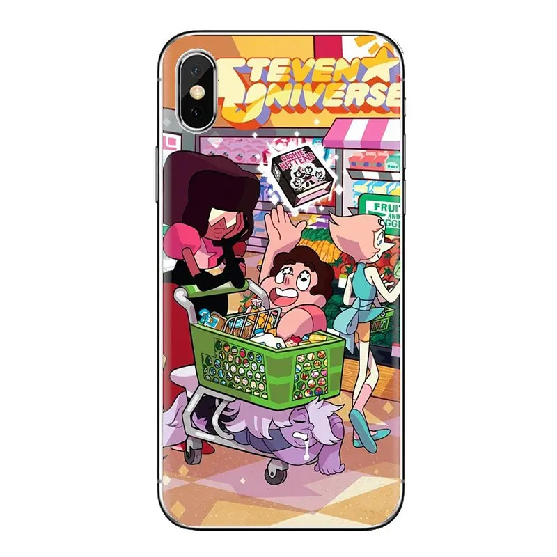 Прозрачные мягкие чехлы с мультипликационным принтом Steven Universe для Xiaomi Redmi 4A S2 Note 3