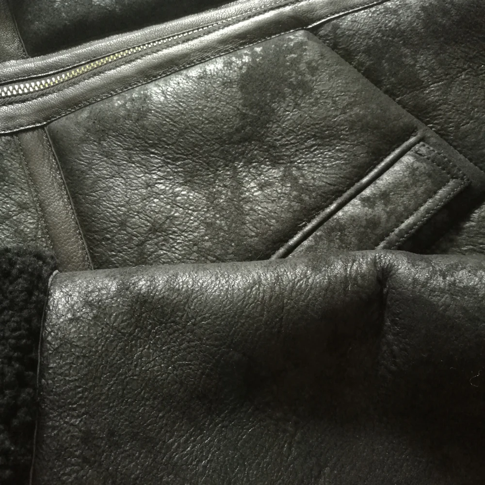 Шуба LUHAYESA Мужская со съемным капюшоном из натурального меха теплая зимняя одежда