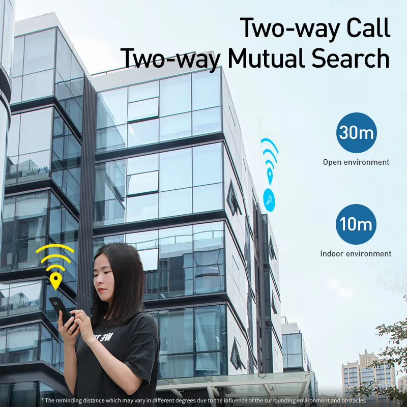 Смарт трекер Baseus с защитой от потери беспроводной для поиска ключей Детская