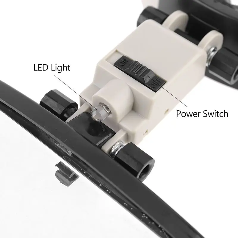 Увеличительное стекло со светодиодной подсветкой и увеличительным стеклом|Лупы|