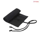 Чехол для школьного карандаша H8WA, черный тканевый чехол для ручек с 1224364872 отверстиями, для макияжа, для девушек